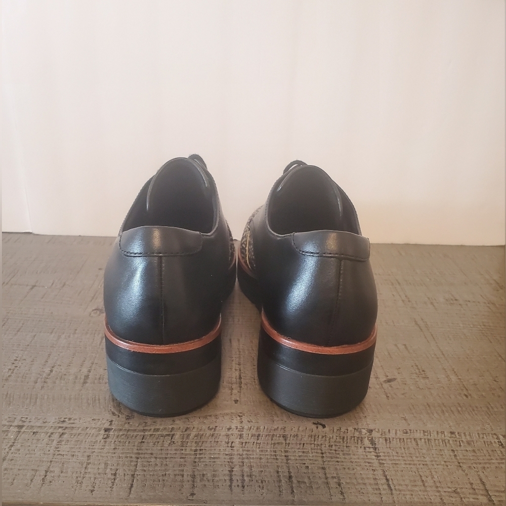 Clarks Unstructured Darcey Lace Black Leather Size 9.5 - Picture 8 of 11